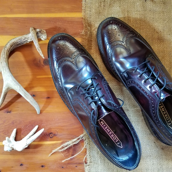 Men\'s Florsheim Kenmore Wingtip Cordovan Shoe main image 6